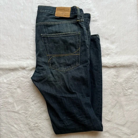 Men’s Hollister Boomer Low Rise Slim Bootcut Jeans Size 36 x 32" - Picture 2 of 4